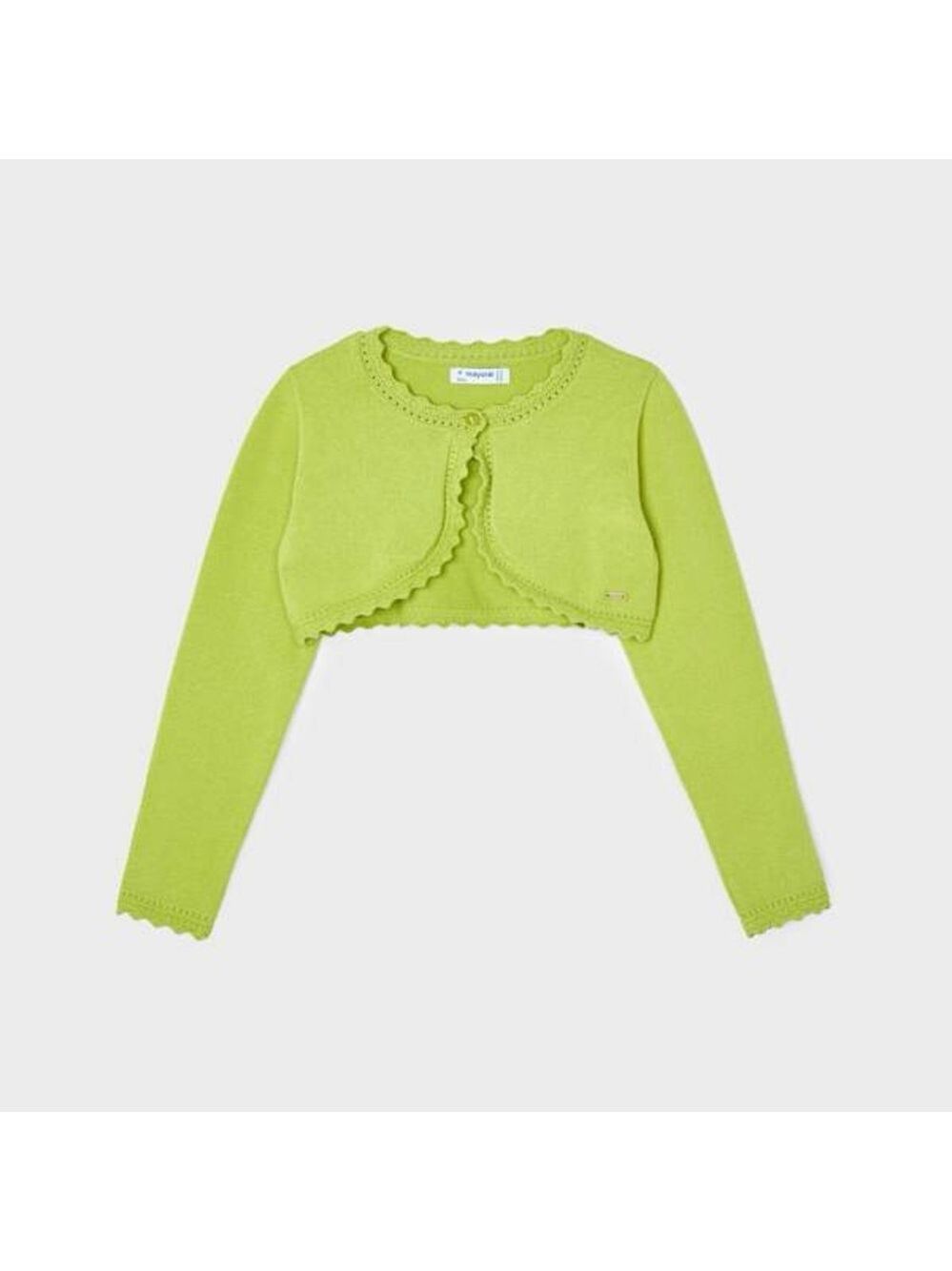 Size 4 Girls Mayoral Lime Green Kids Bolero